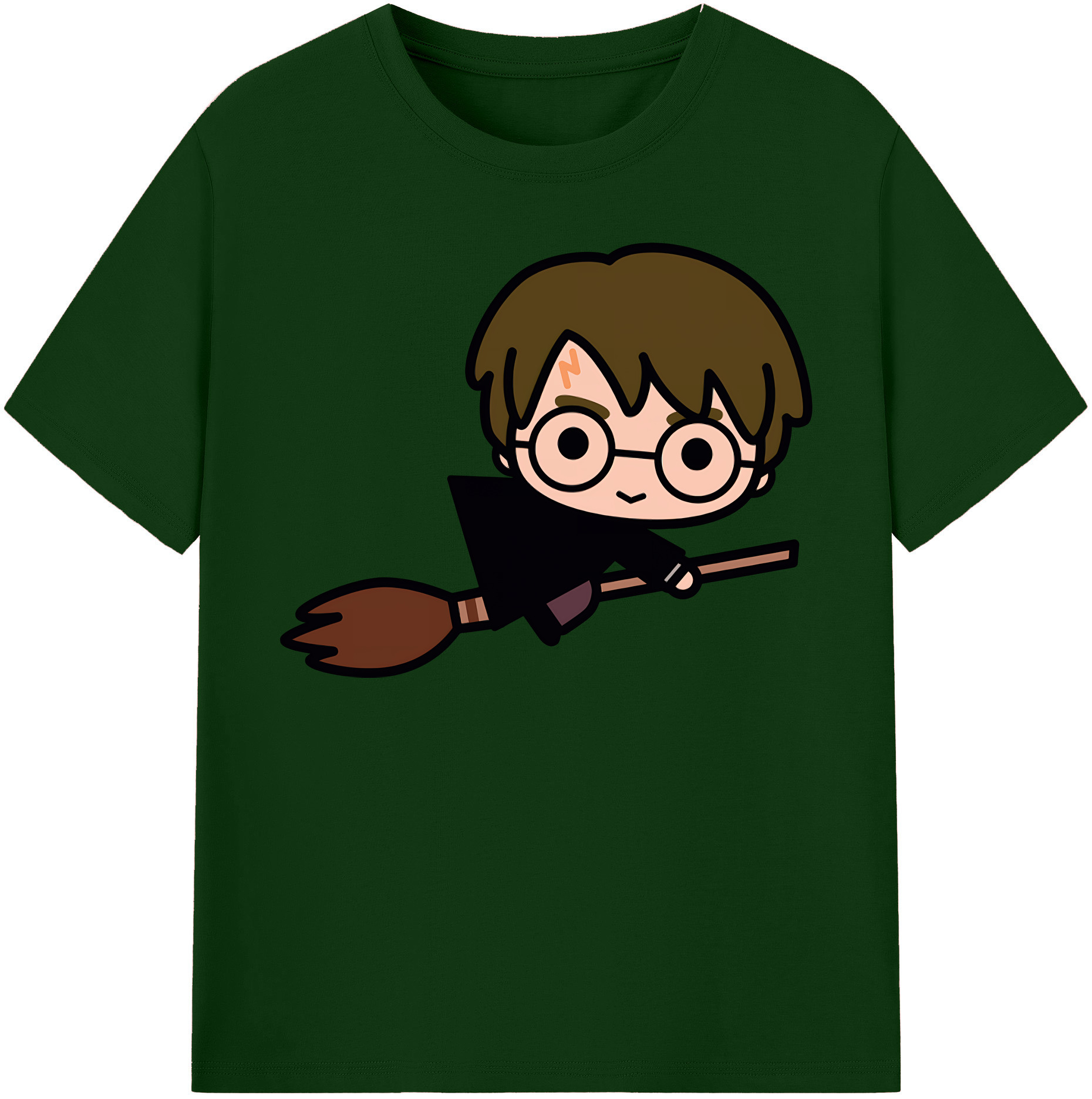 （画像用） Harry Potter ハリー・ポッターシリーズ 綿100％半袖Tシャツ（フロントプリント）
